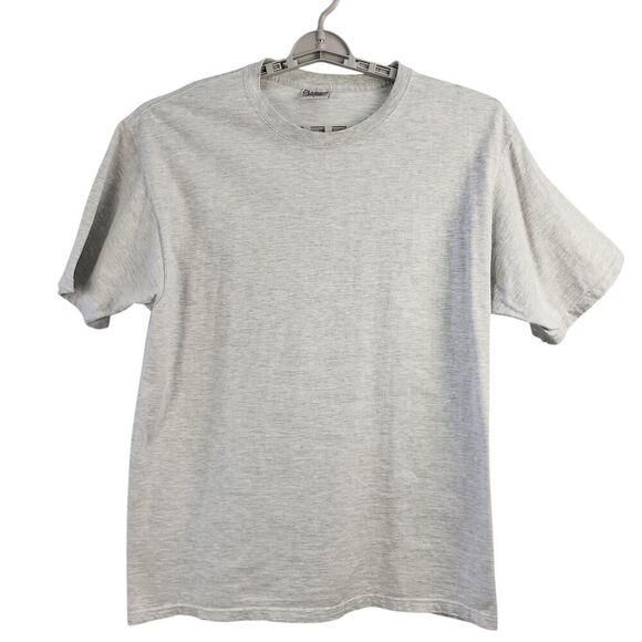 Pluma Vintage Mens Large Pale Gray T-Shirt 100% Heavyweight Cotton Short Sleeves - Picture 4 of 8
